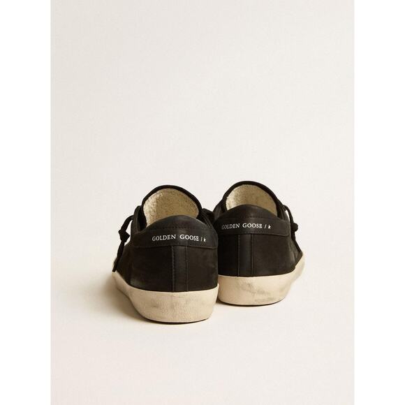 Golden Goose Womens Superstar Leather Nubuck Sneakers - 8 - Black Skate - Picture 4 of 4